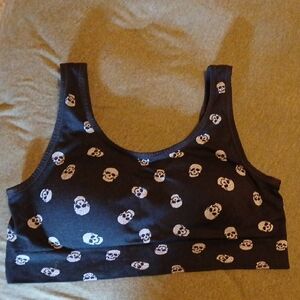 Skull Print TORRID Sports Bra
